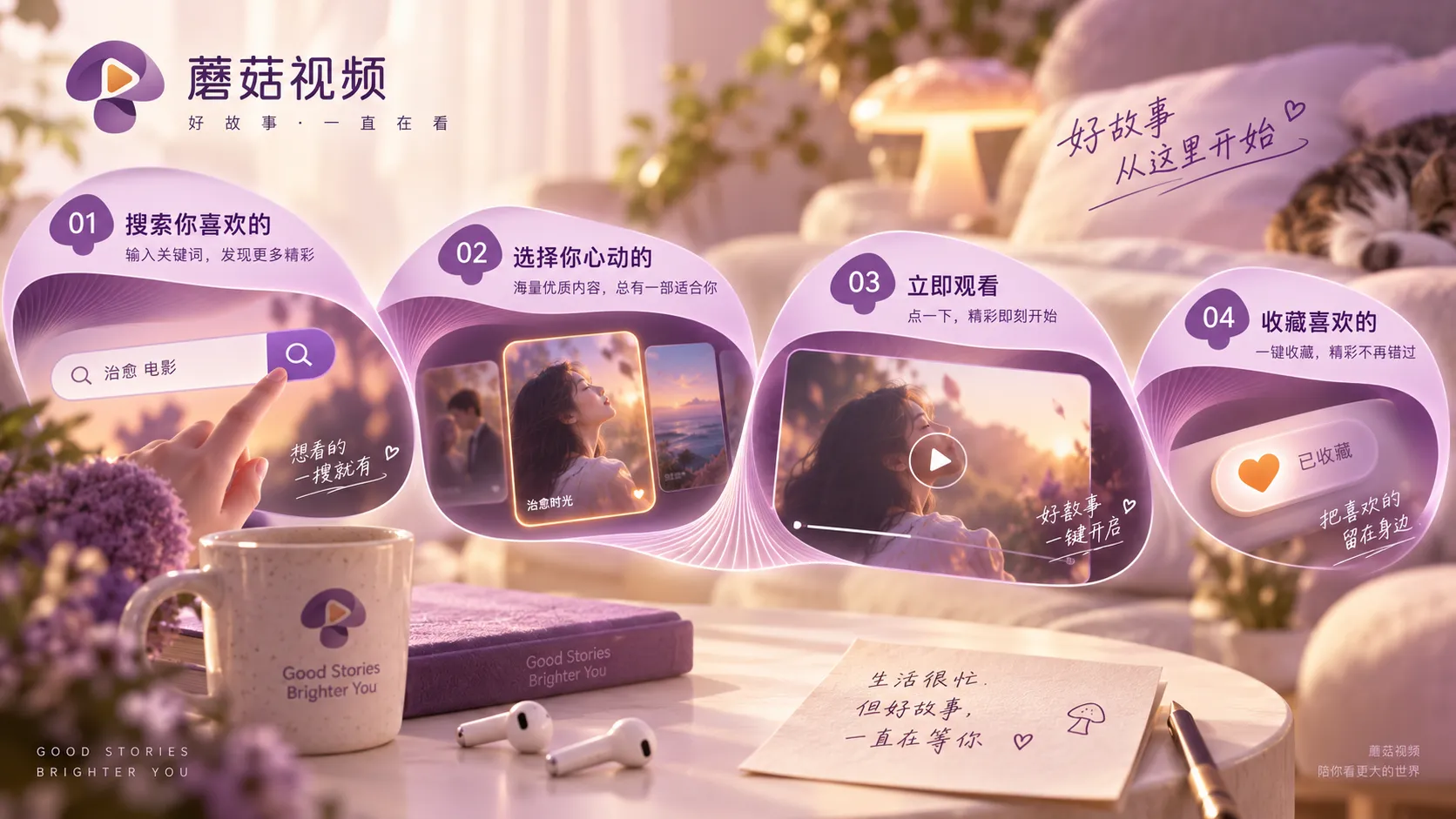 蘑菇视频站内使用指南